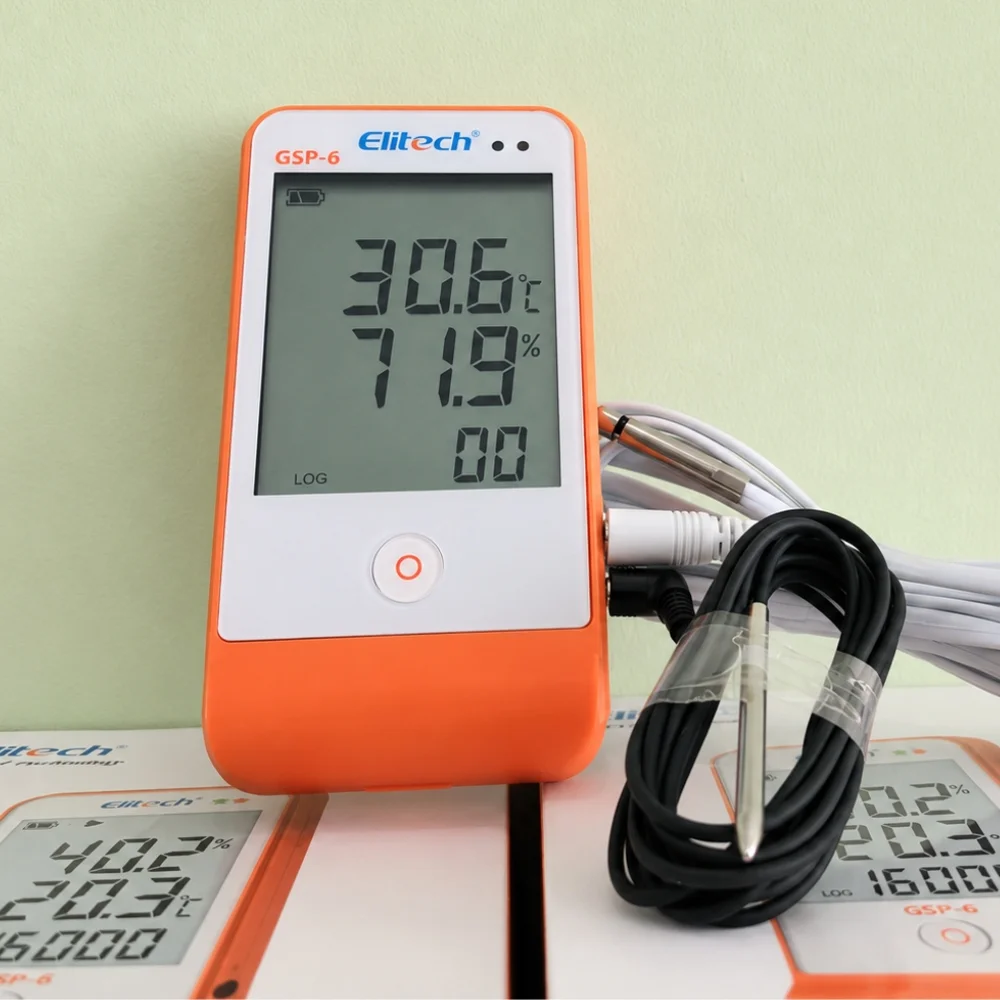 Nhiệt ẩm kế tự ghi Elitech GSP-6 nhỏ gọn