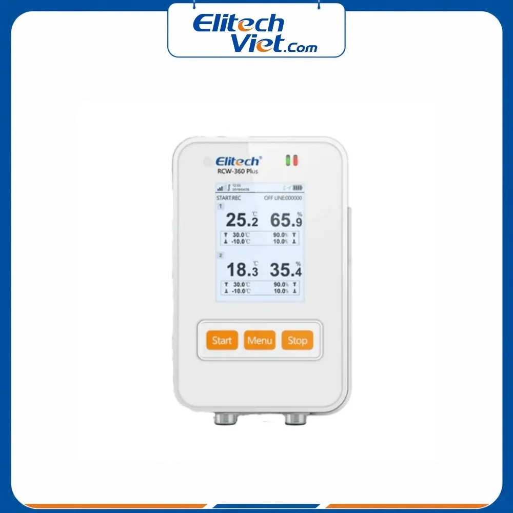 Nhiệt ẩm kế tự ghi Elitech RCW-360Plus-WG-DC 4G