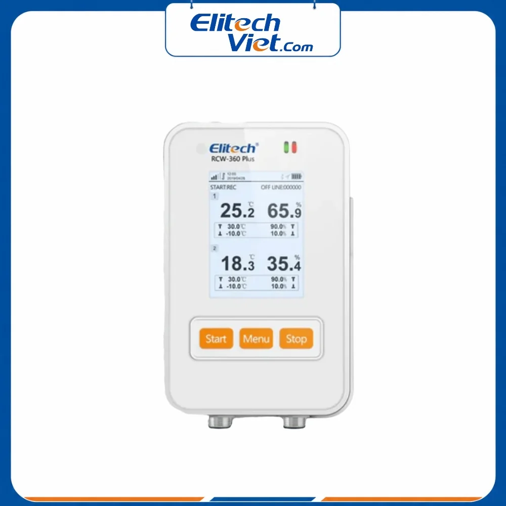 Nhiệt ẩm kế tự ghi Elitech RCW-360Plus-WG-DC WiFi