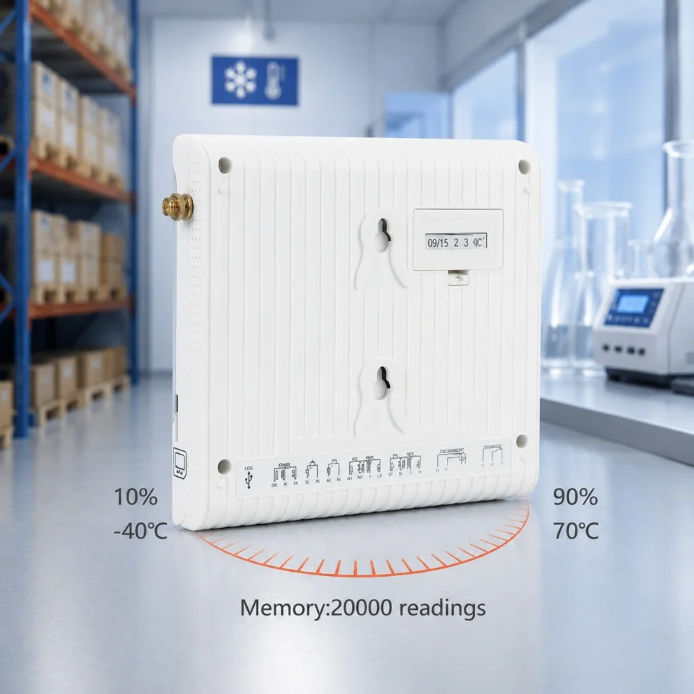 Nhiệt ẩm kế tự ghi Elitech RCW-400A hỗ trợ dải đo rộng