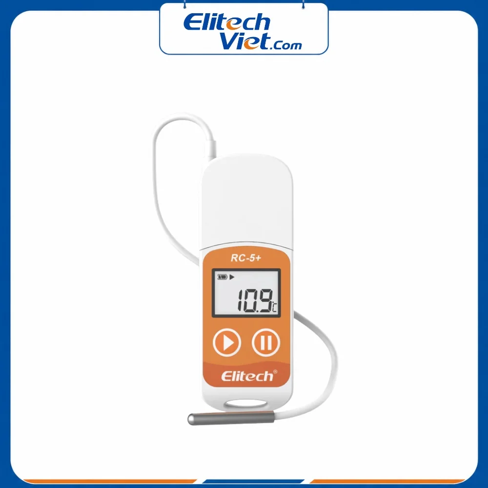Nhiệt kế tự ghi Elitech RC-5+ TE kèm đầu dò nhiệt độ ngoài