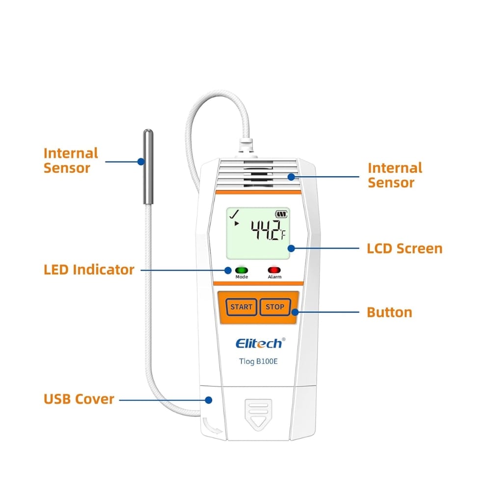 Nhiệt kế tự ghi Elitech Tlog B100E chính hãng