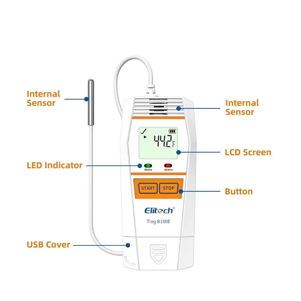 Nhiệt kế tự ghi Elitech Tlog B100E chính hãng