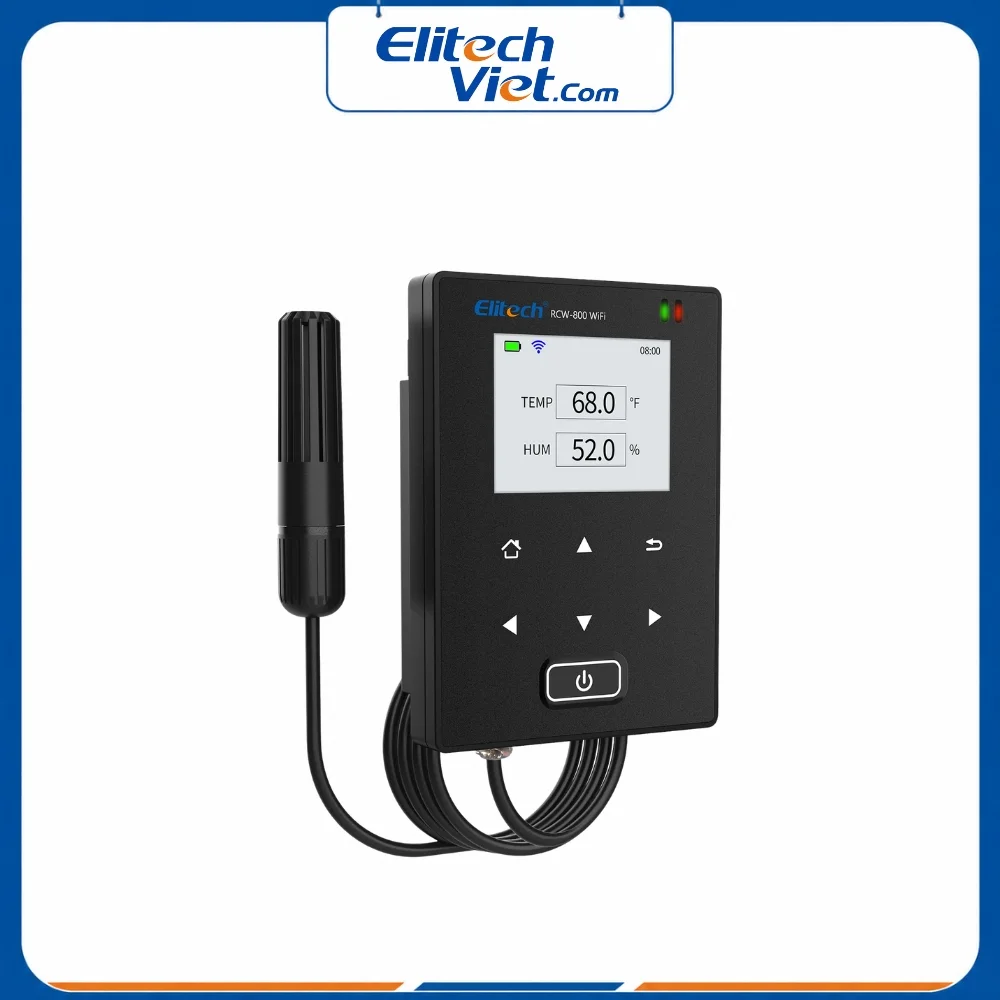 Nhiệt kế tự ghi nhiệt độ độ ẩm Elitech RCW-800 Wifi