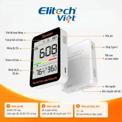 Cấu tạo cảm biến đo chất lượng không khí Temtop C1