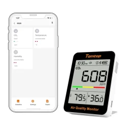 Temtop C1+ kết nối ứng dụng trên điện thoại