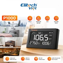 Màn hình hiển thị đa chỉ số chất lượng không khí của Temtop P1000