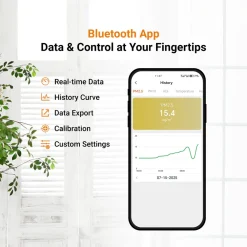 Temtop P2 kết nối Bluetooth với ứng dụng điện thoại
