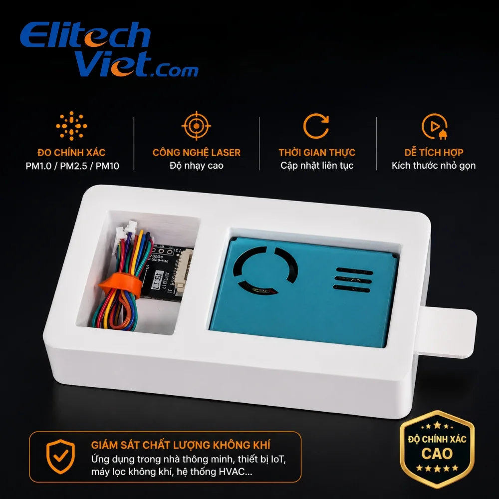 Bộ mạch cảm biến hạt laser Temtop PM-900M