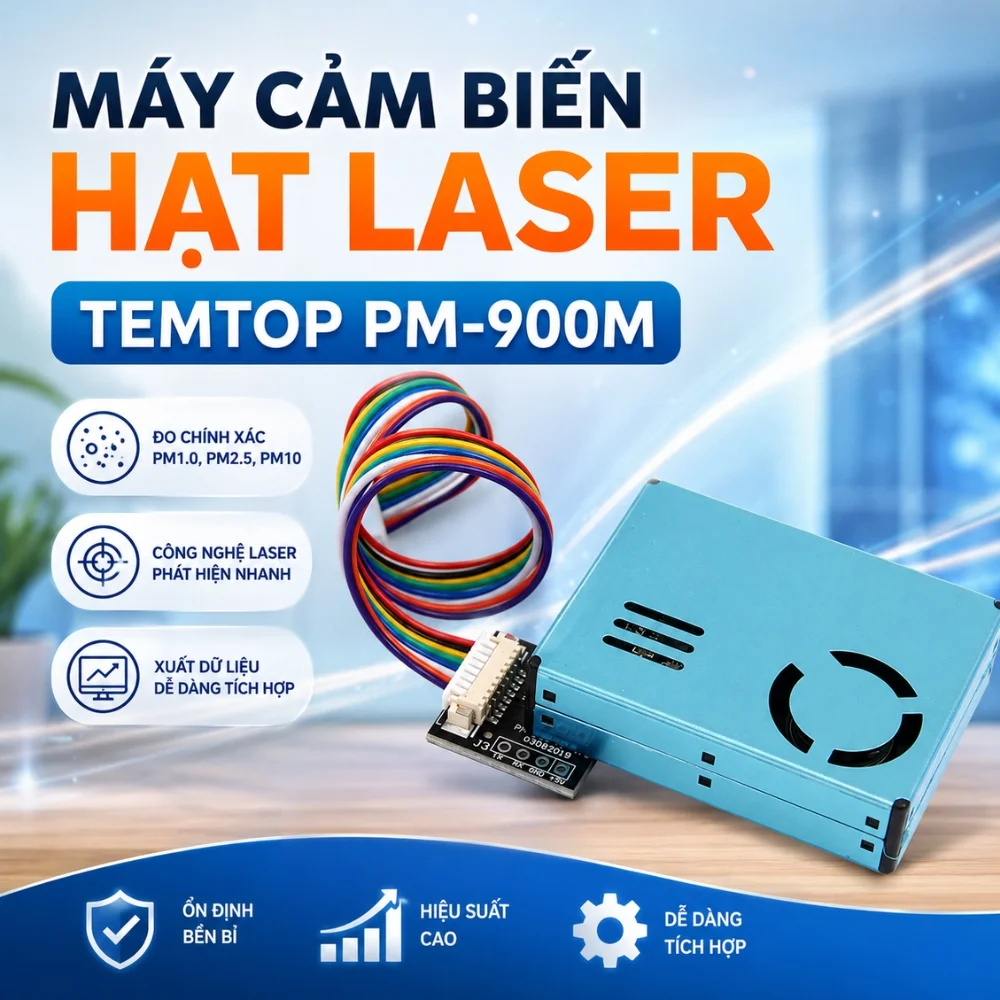Temtop PM-900M đo bụi mịn PM2.5 và PM10