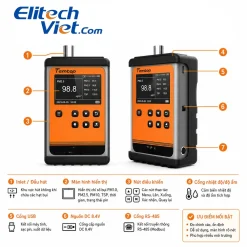 Các bộ phận và chức năng của Temtop PMD-351