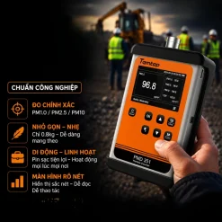 Temtop PMD-351 giám sát chất lượng không khí trong môi trường công nghiệp