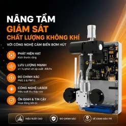 Temtop PMD-371 giám sát chất lượng không khí theo thời gian thực
