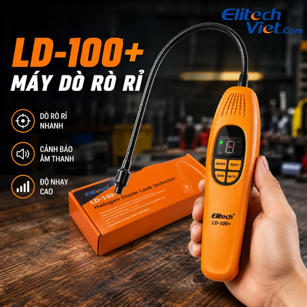 Thiết kế máy dò rò rỉ Elitech LD-100+