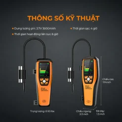 Thiết kế máy dò rò rỉ hồng ngoại Elitech ILD-300 nhỏ gọn, đầy đủ tính năng