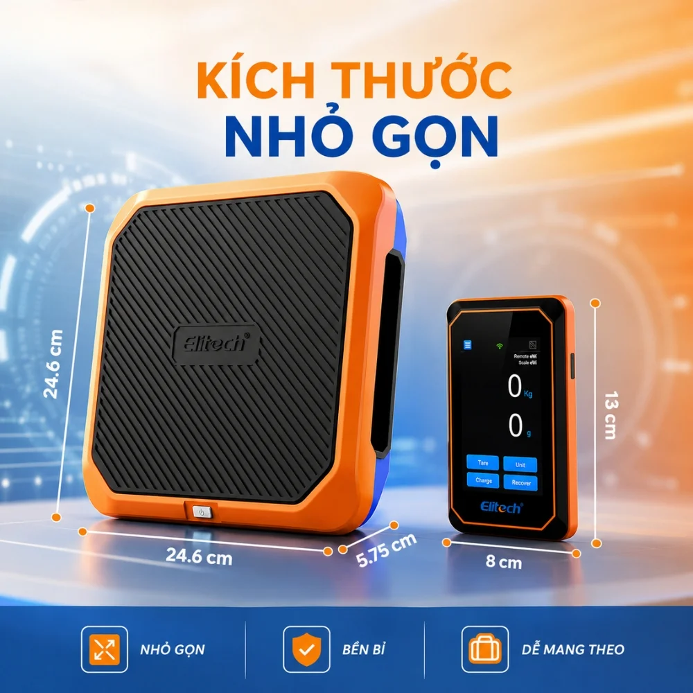 Thiết kế nhỏ gọn của Elitech SRL-100