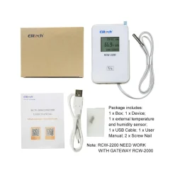 Trọn bộ hệ thống giám sát nhiệt độ ẩm không dây Elitech RCW-2200