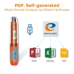 USB ghi nhiệt độ độ ẩm Elitech RC-51H xuất dữ liệu