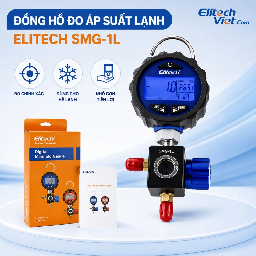 Cấu tạo đồng hồ Elitech SMG-1L