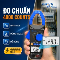 Độ chính xác 4000 Counts Elitech CM-110AC