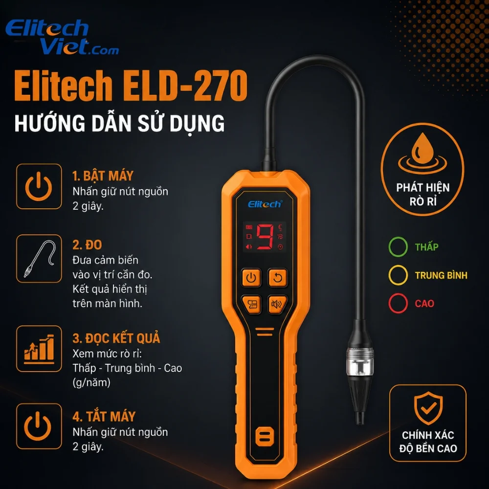 Hướng dẫn sử dụng Elitech ELD-270