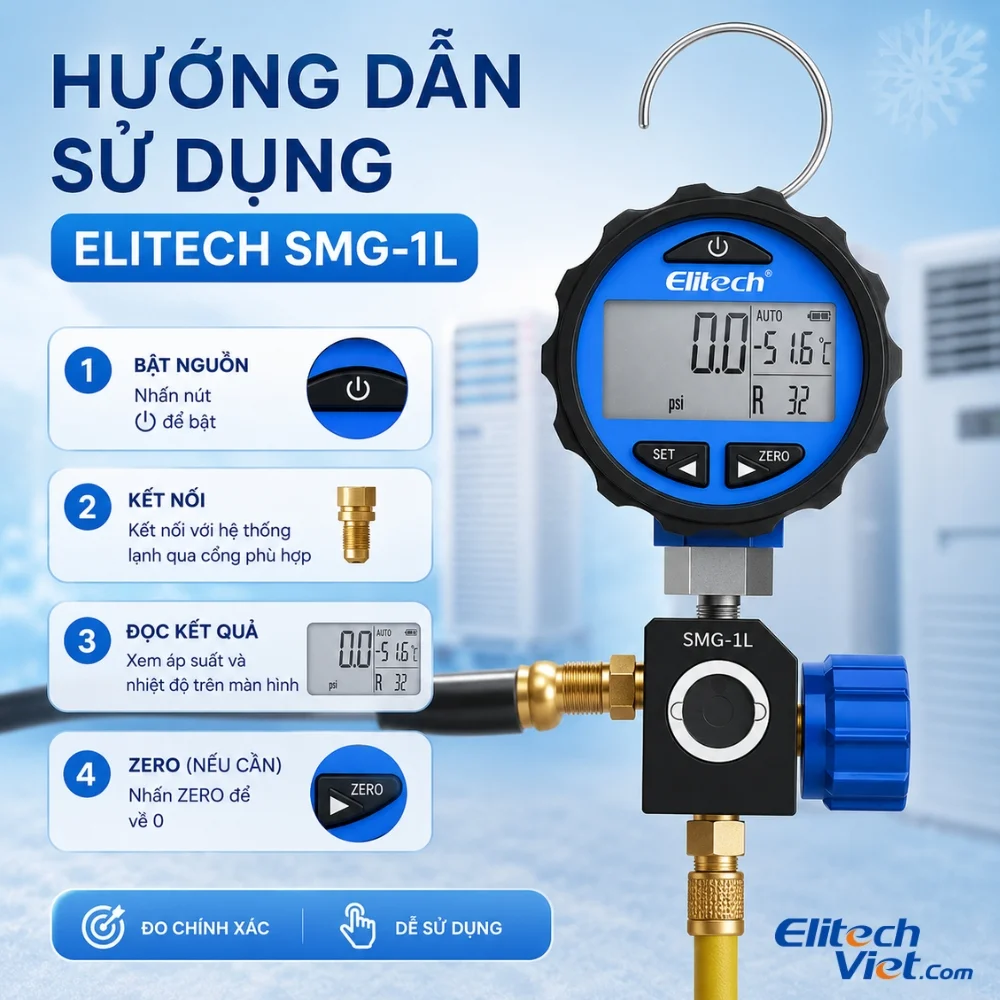 Hướng dẫn sử dụng Elitech SMG-1L