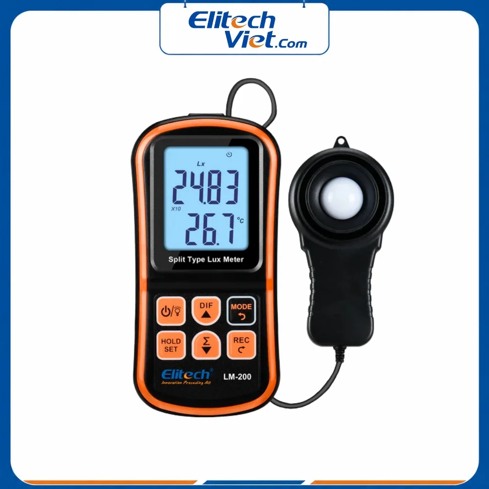 Máy đo ánh sáng Elitech LM-200