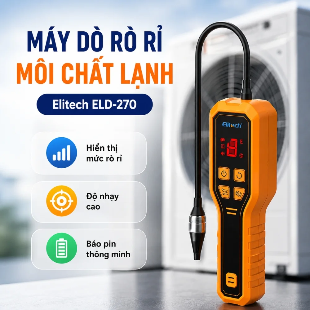 Phát hiện môi chất lạnh Elitech ELD-270