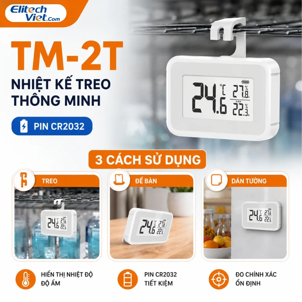 Thông số nhiệt kế Elitech TM-2T