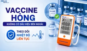 Vaccine hỏng không dấu hiệu bên ngoài giám sát nhiệt độ liên tục